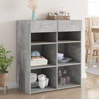 Berkfield Home Sideboard Concrete Grey 80x42.5x93 cm Engineered Wood