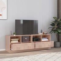 Berkfield Home TV Cabinets 2 pcs Pink 67x39x44 cm Steel | Size: 67 x 39 x 44 cm