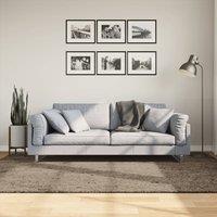 Berkfield Home Rug ISTAN High Pile Shiny Look Grey 160x230 cm | Size: Medium