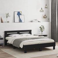 Berkfield Home Bed Frame without Mattress Black 140x200 cm