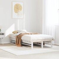 Berkfield Home Bed Frame without Mattress White 90x200 cm Solid Wood Pine