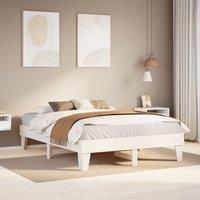 Berkfield Home Bed Frame without Mattress White 160x200 cm Solid Wood Pine