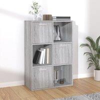 Berkfield Home Storage Cabinet Grey Sonoma 60x29.5x90 cm