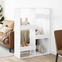 Berkfield Home Room Divider White 100x33x135 cm Engineered Wood | Size: 100 x 33 x 135 cm