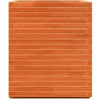 Berkfield Home Garden Planter Wax Brown 90x60x72.5 cm Solid Wood Pine