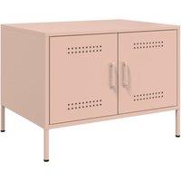 Berkfield Home Coffee Table Pink 68x50x50.5 cm Steel