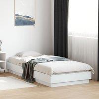 Berkfield Home Bed Frame without Mattress White 90x200 cm Engineered Wood