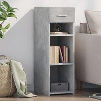 Berkfield Home Sideboard Concrete Grey 30x42.5x93 cm Engineered Wood