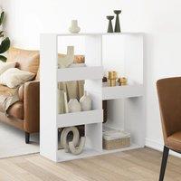 Berkfield Home Room Divider White 100x33x115 cm Engineered Wood | Size: 100 x 33 x 115 cm