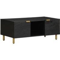 Berkfield Home Coffee Table Black 100x54x40 cm Engineered Wood | Size: 100 x 54 x 40 cm
