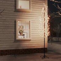 Berkfield Home Cherry Blossom LED Tree Warm White 368 LEDs 300 cm