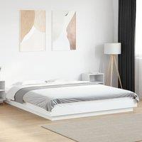 Berkfield Home Bed Frame without Mattress White 160x200 cm