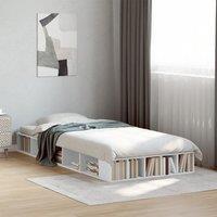 Bed Frame without Mattress White 90x200 cm