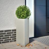 Berkfield Home Garden Planters 2 pcs Triangular 40x34.5x70 cm Stainless Steel in Silver