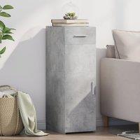 Berkfield Home Sideboard Concrete Grey 30x42.5x93 cm Engineered Wood