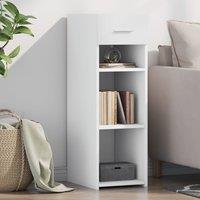 Berkfield Home Sideboard White 30x42.5x93 cm Engineered Wood