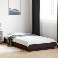 Berkfield Home Bed Frame without Mattress Black 100x200 cm