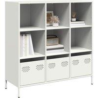 Berkfield Home Highboard White 101.5x39x103.5 cm Steel in White