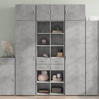 Berkfield Home Highboard Concrete Grey 70x42.5x185 cm Engineered Wood