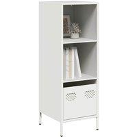Berkfield Home Highboard White 35x39x103.5 cm Steel