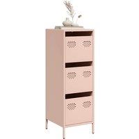 Berkfield Home Highboard Pink 39x35x103.5 cm Steel