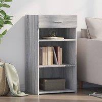 Berkfield Home Sideboard Grey Sonoma 50x42.5x93 cm Engineered Wood