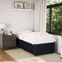Berkfield Home Bed Frame without Mattress Black 90x200 cm Velvet