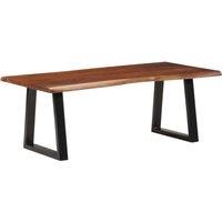 Berkfield Home Coffee Table Honey Brown 110x55x40 cm Solid Wood Acacia | Size: 110 x 55 x 40 cm