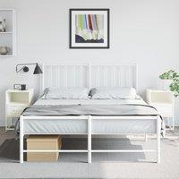 Berkfield Home Bedside Cabinets 2 pcs White 36x39x60.5 cm Steel