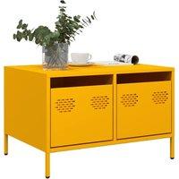Berkfield Home TV Cabinet Mustard Yellow 68x50x43.5 cm Cold-rolled Steel