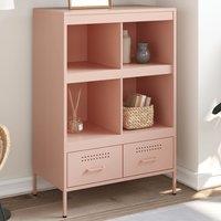 Berkfield Home Highboard Pink 68x39x101.5 cm Steel