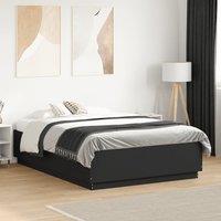 Berkfield Home Bed Frame without Mattress Black 120x190 cm Small Double