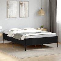 Berkfield Home Bed Frame without Mattress Black 140x190 cm