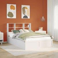 Berkfield Home Bed Frame without Mattress White 160x200 cm Solid Wood Pine