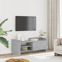 Berkfield Home TV Cabinet Concrete Grey 100x35x40 cm Engineered Wood | Size: 100 x 35 x 40 cm
