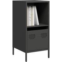 Berkfield Home Sideboard Black 35x39x73.5 cm Cold-rolled Steel
