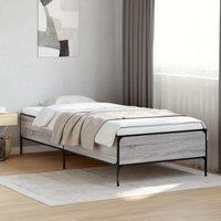 Berkfield Home Bed Frame without Mattress Grey Sonoma 90x200 cm