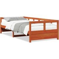 Daybed without Mattress Wax Brown 90x200 cm Solid Wood Pine