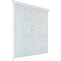 Berkfield Home Shower Roller Blind 140x240 cm Bubble in White
