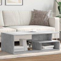 Berkfield Home Coffee Table Concrete Grey 102x55x35 cm Engineered Wood | Size: 102 x 55 x 35 cm