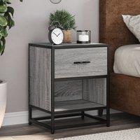 Berkfield Home Bedside Cabinets 2 pcs Grey Sonoma 40x31x50 cm Engineered Wood | Size: 40 x 31 x 50 cm