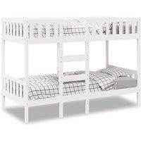 Berkfield Home Bunk Bed White 90x190 cm Solid Wood Pine