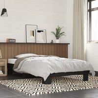 Bed Frame without Mattress Black 90x190 cm Single
