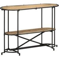Console Table 110x42x76 cm Solid Wood Rough Mango