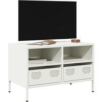 Berkfield Home TV Cabinet White 68x39x43.5 cm Cold-rolled Steel