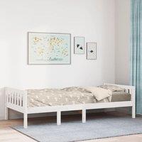Children's Bed without Mattress White 90x190 cm Solid Wood Pine