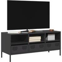 TV Cabinet Black 101.5x39x43.5 cm Cold-rolled Steel