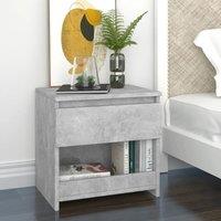 Berkfield Home Bedside Cabinets 2 pcs Concrete Grey 40x30x39 cm Engineered Wood | Size: 40 x 30 x 39 cm