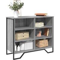 Berkfield Home Sideboard Grey Sonoma 91x35.5x74.5 cm Engineered Wood