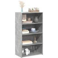 Berkfield Home Highboard Concrete Grey 70x41x124 cm Engineered Wood | Size: 70 x 41 x 124 cm